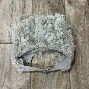 Warm sparkle beanie hat